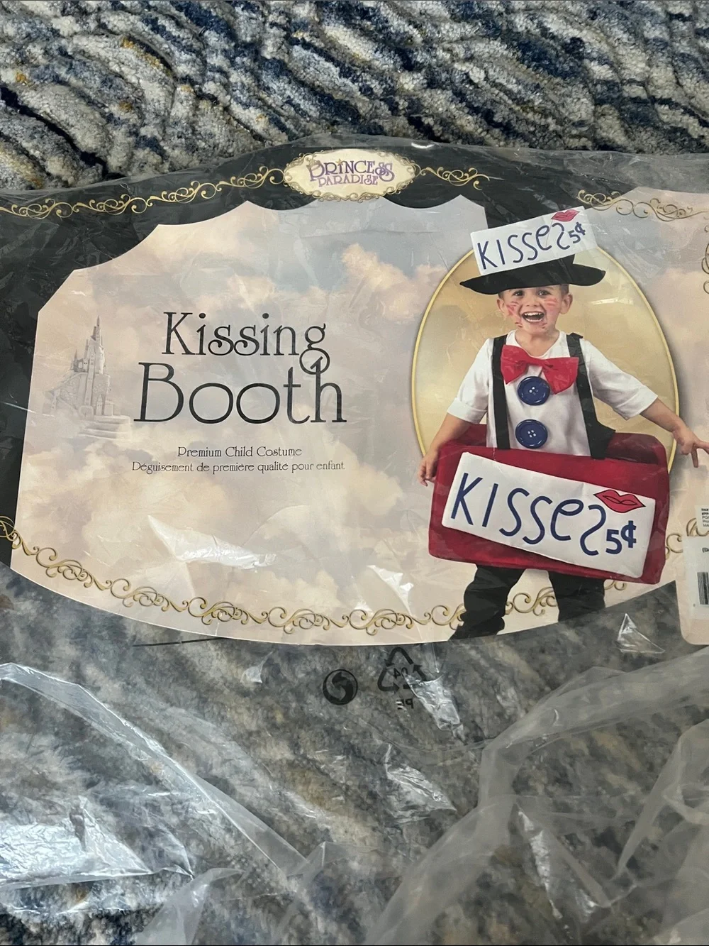 Kids Princess Paradise Halloween kissing booth costume size 12 month to 2T